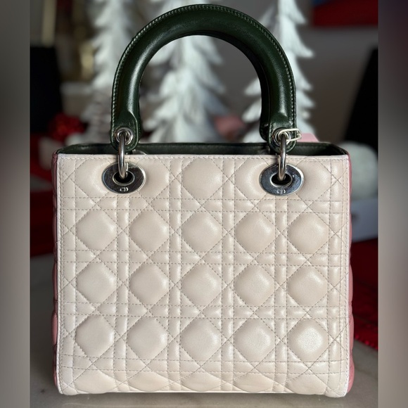 ❌SOLD❌ LIMITED EDITION* Tri-Color Cannage Lady Dior Bag - Picture 4 of 17